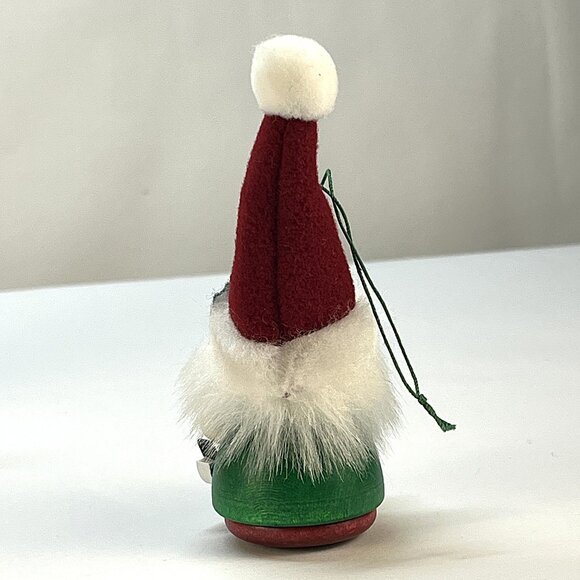 VTG Christian Ulbricht Bobblehead Teeter Man Santa Clause 5" Dwarf Ornament Rare - Picture 4 of 5